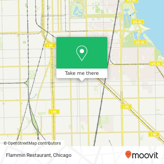 Flammin Restaurant map