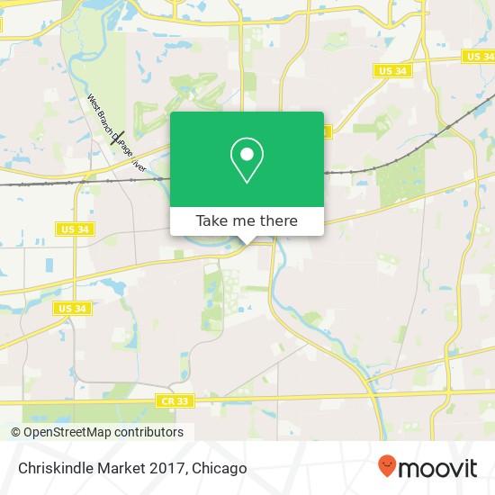 Chriskindle Market 2017 map