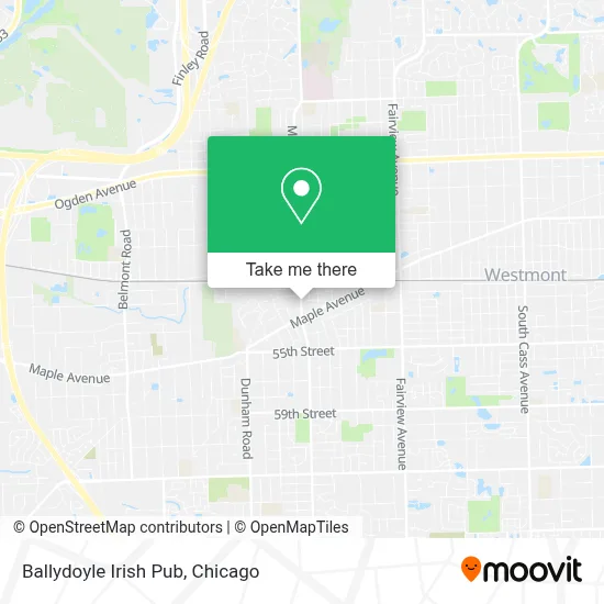 Ballydoyle Irish Pub map