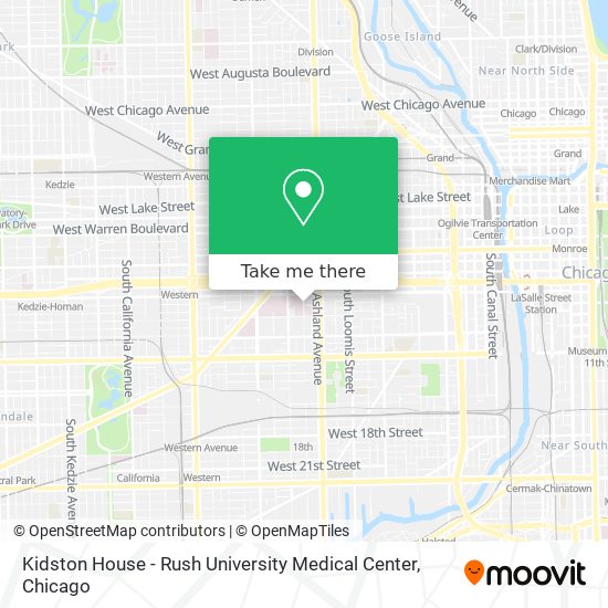 Kidston House - Rush University Medical Center map