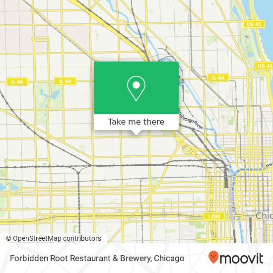 Forbidden Root Restaurant & Brewery map