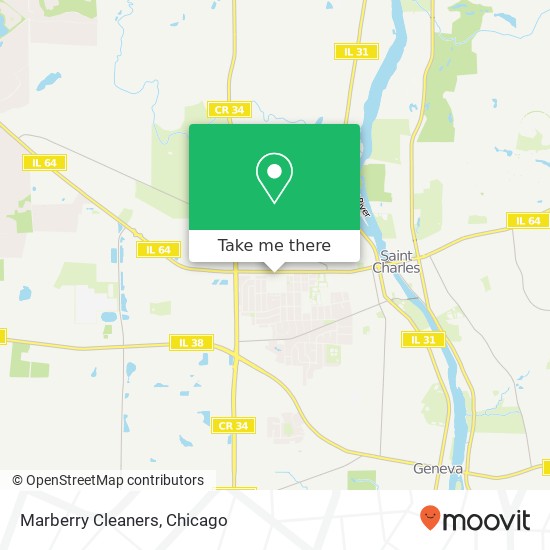 Marberry Cleaners map