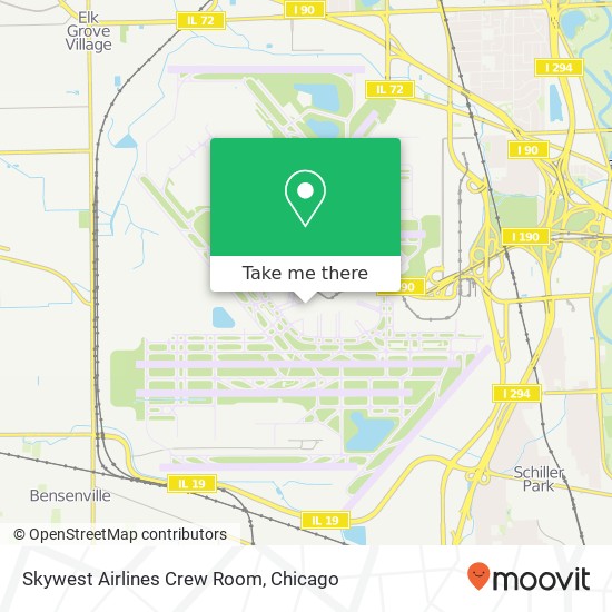 Mapa de Skywest Airlines Crew Room