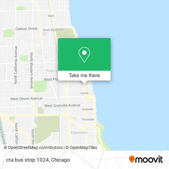 cta bus stop 1024 map