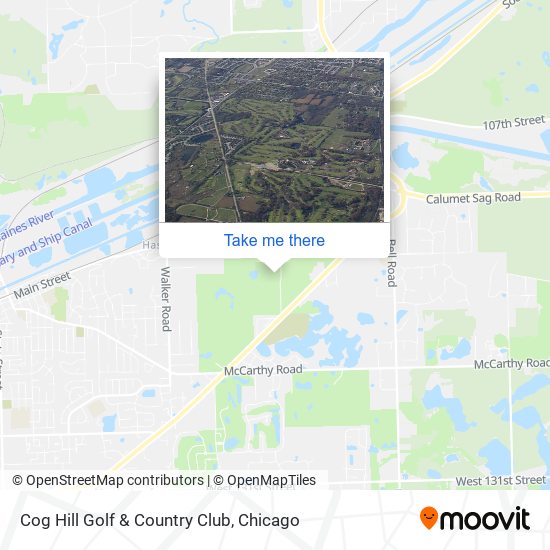 Mapa de Cog Hill Golf & Country Club