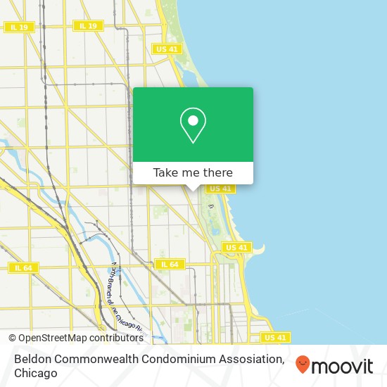 Mapa de Beldon Commonwealth Condominium Assosiation