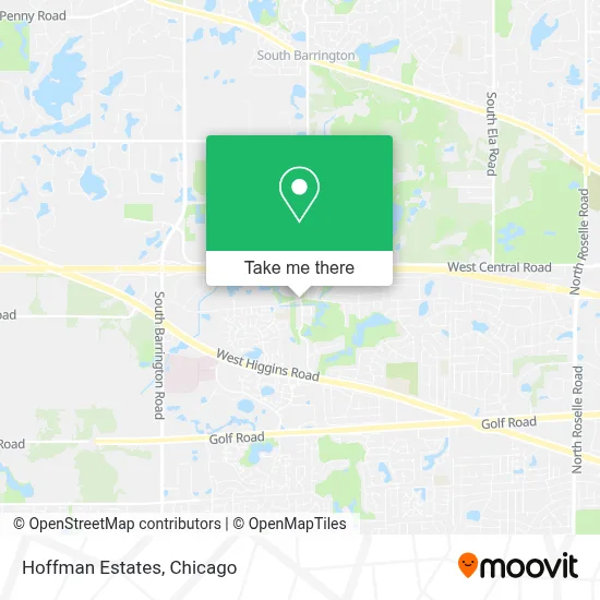 Hoffman Estates map