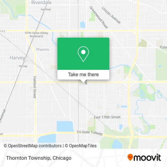 Thornton Township map
