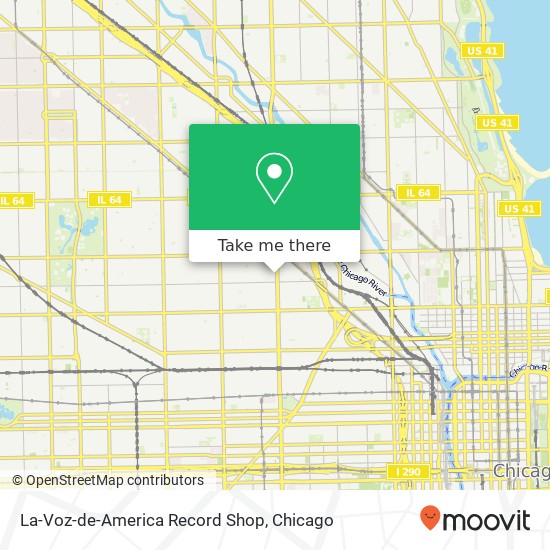 Mapa de La-Voz-de-America Record Shop