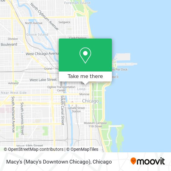 Macy's (Macy's Downtown Chicago) map