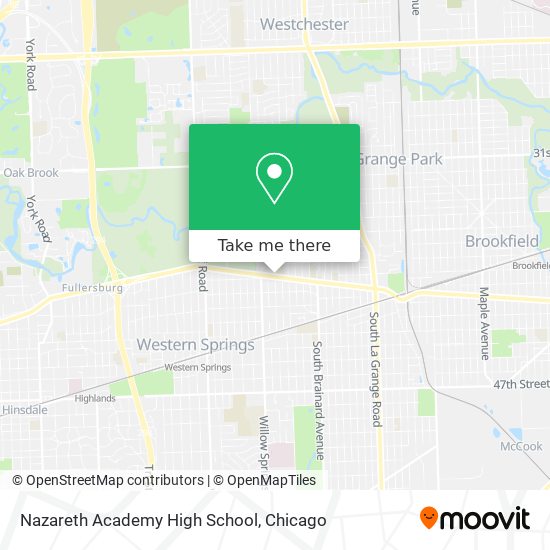 Nazareth Academy High School map
