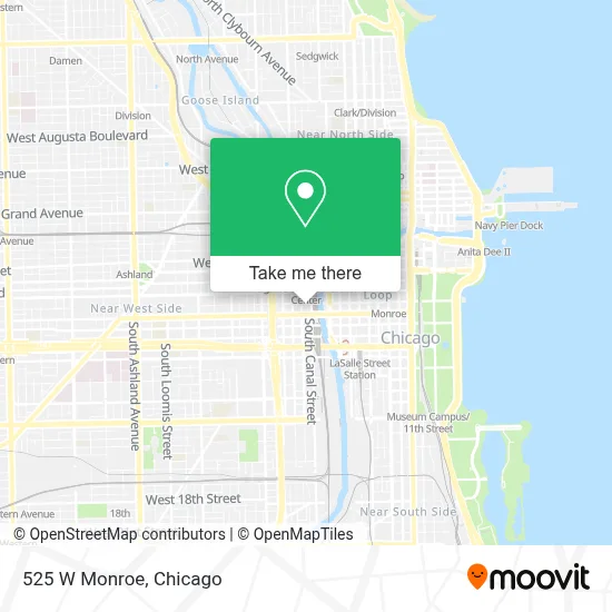 525 W Monroe map