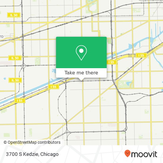 3700 S Kedzie map