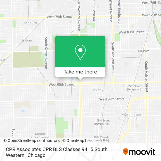 CPR Associates CPR BLS Classes 9415 South Western. map