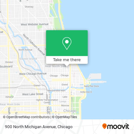 Mapa de 900 North Michigan Avenue