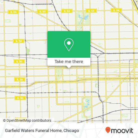 Garfield Waters Funeral Home map