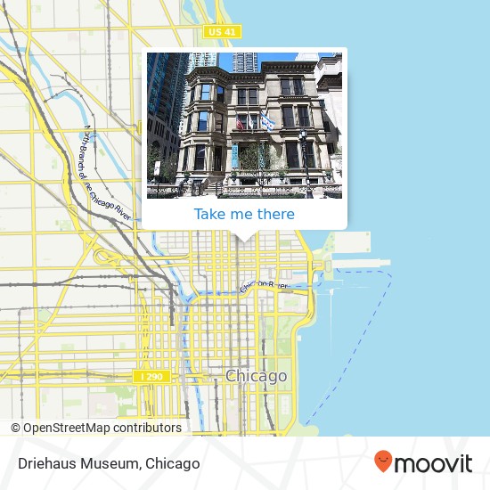 Driehaus Museum map