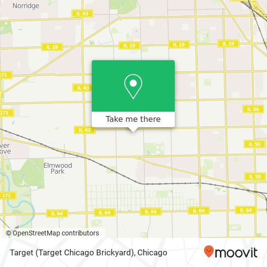 Target (Target Chicago Brickyard) map