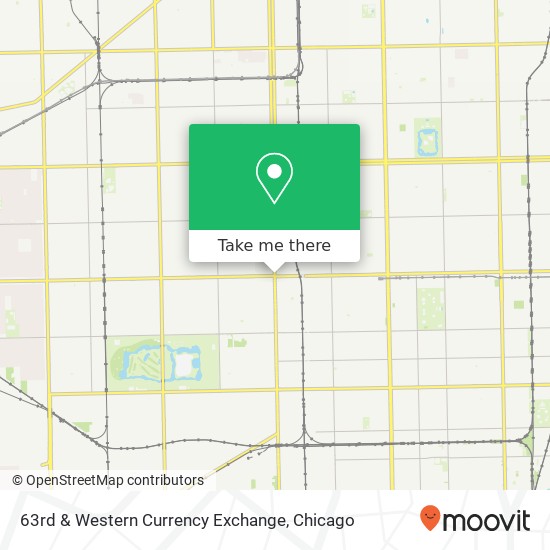 63rd & Western Currency Exchange map