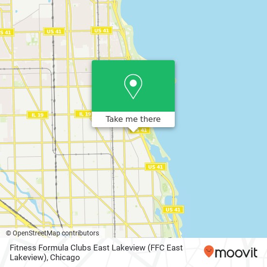Mapa de Fitness Formula Clubs East Lakeview (FFC East Lakeview)