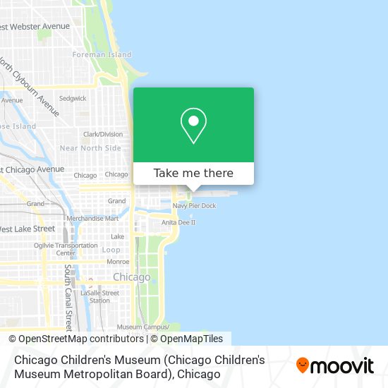Mapa de Chicago Children's Museum (Chicago Children's Museum Metropolitan Board)