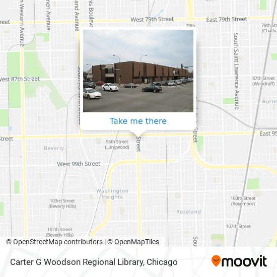 Carter G Woodson Regional Library map