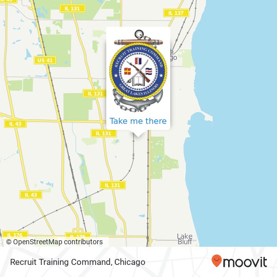 Recruit Training Command map