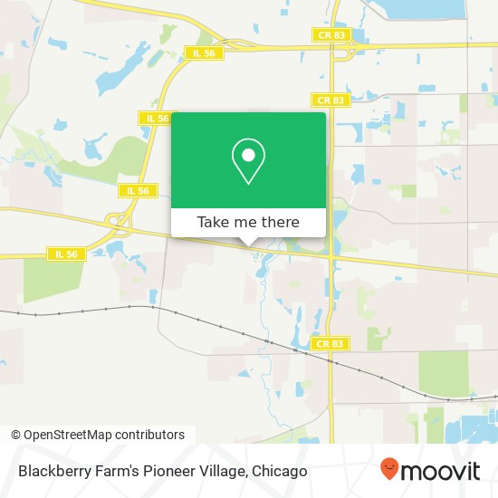 Blackberry Farm's Pioneer Village map