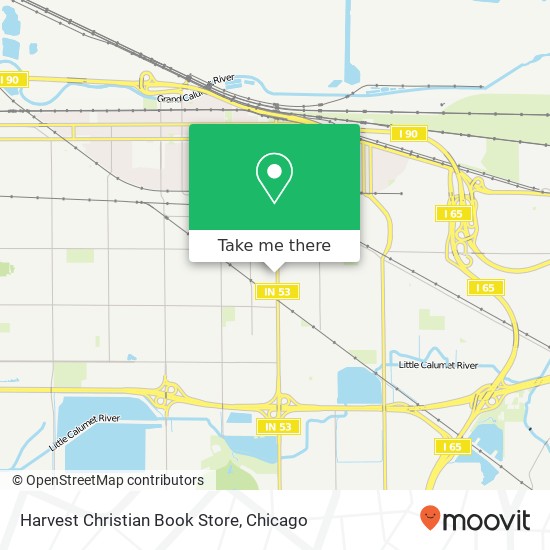 Mapa de Harvest Christian Book Store