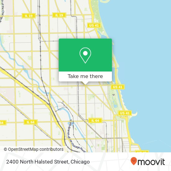 2400 North Halsted Street map
