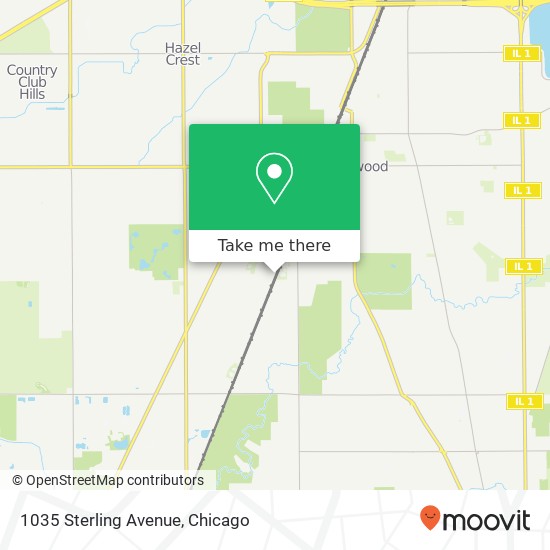 1035 Sterling Avenue map