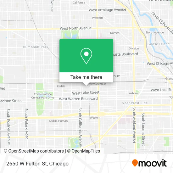 2650 W Fulton St map