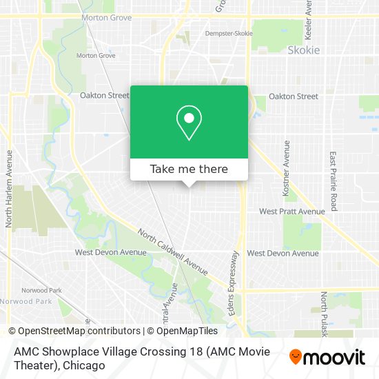 Mapa de AMC Showplace Village Crossing 18 (AMC Movie Theater)