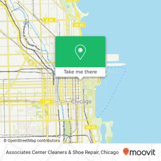 Associates Center Cleaners & Shoe Repair map