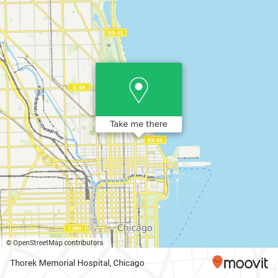 Mapa de Thorek Memorial Hospital