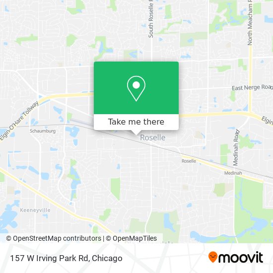 Mapa de 157 W Irving Park Rd