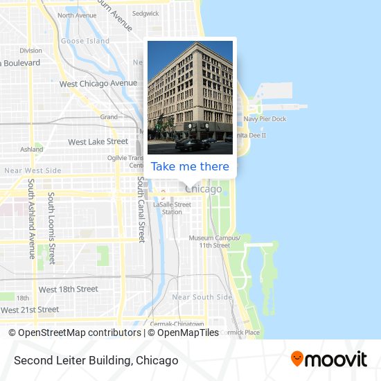 Mapa de Second Leiter Building