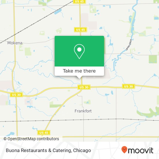 Mapa de Buona Restaurants & Catering