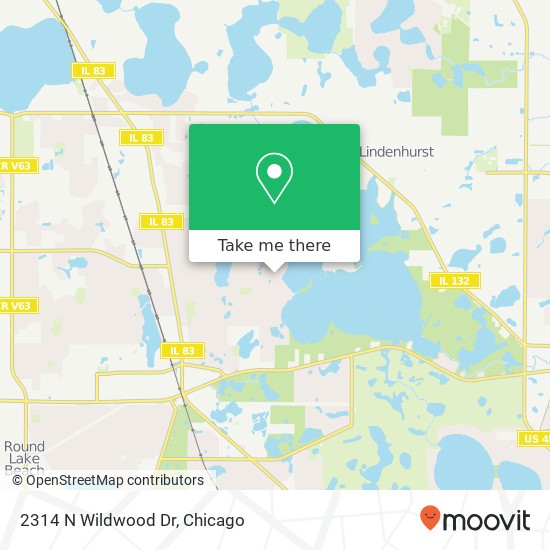 2314 N Wildwood Dr, Lake Villa, IL 60046 map