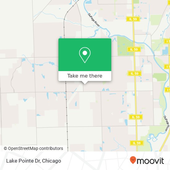 Mapa de Lake Pointe Dr, Plainfield (Joliet), IL 60586