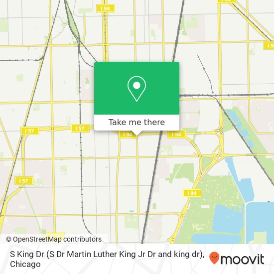 S King Dr (S Dr Martin Luther King Jr Dr and king dr), Chicago, IL 60628 map