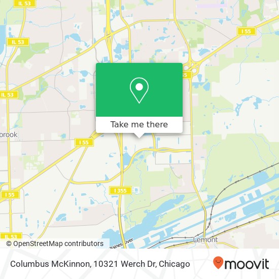 Columbus McKinnon, 10321 Werch Dr map