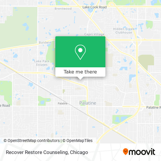 Recover Restore Counseling map