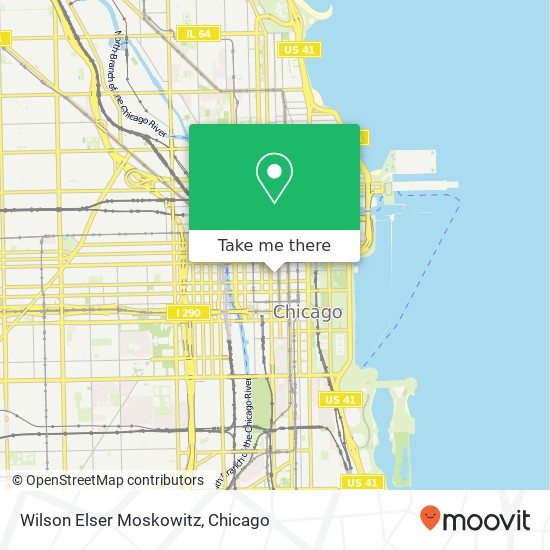 Mapa de Wilson Elser Moskowitz, 55 W Monroe St