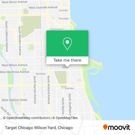 Target Chicago Wilson Yard map