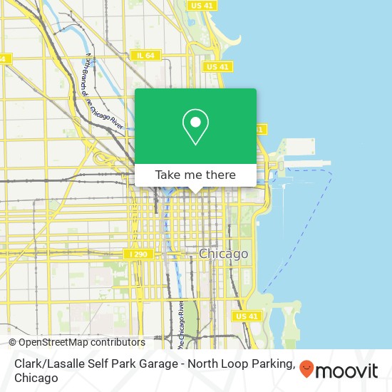 Clark / Lasalle Self Park Garage - North Loop Parking, 200 N Clark St map