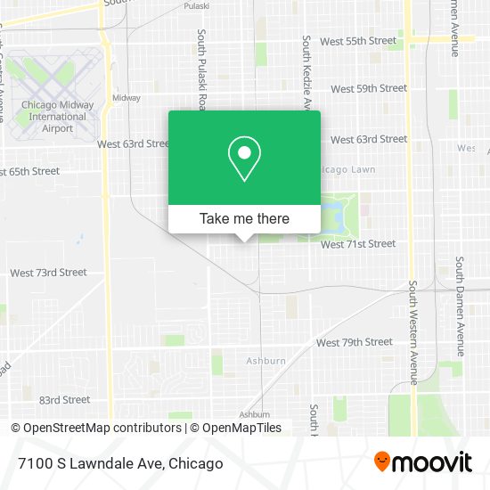7100 S Lawndale Ave map