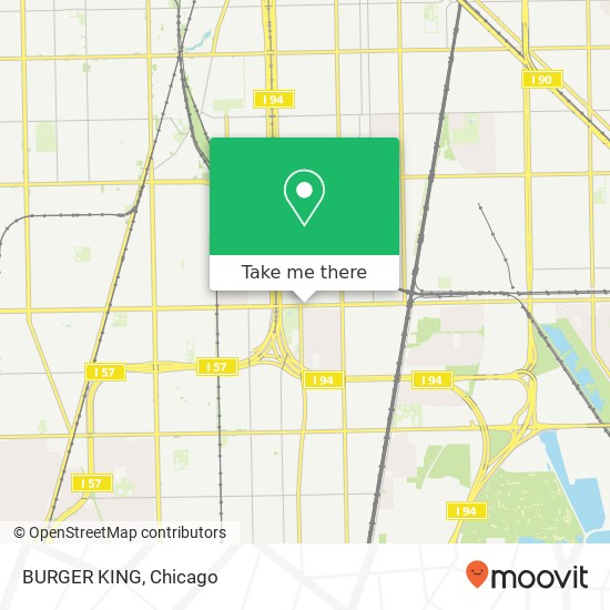 BURGER KING, 110 E 95th St map