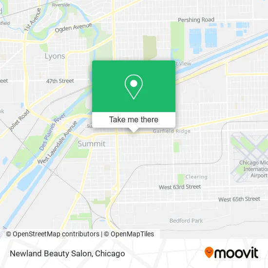 Mapa de Newland Beauty Salon