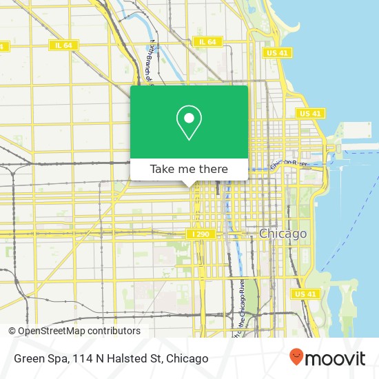Green Spa, 114 N Halsted St map